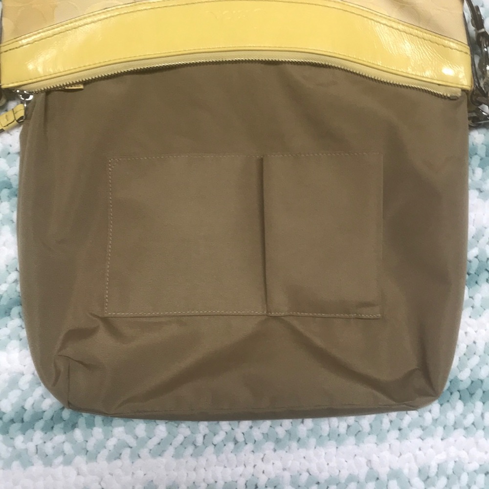 Yellow Coach Purse - Picture 5 of 6